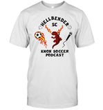 Hellbender SC Knox Soccer Podcast x Stranger Things Mashup Tee
