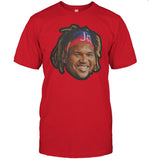 Andre Knott Cleveland Guardians Jose Ramirez Red Tee