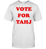 Efren Ramirez Wearing Vote For Tahj Shirt