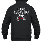 Harmsway13 The Enemy Is You Hoodie