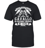 Dragon Strength Courage Wisdom Cavallo Blood Runs Through My Veins shirt