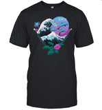 dolphin waves tee