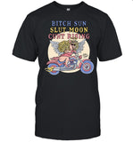 Letter Bitch Sun Slut Moon Cunt Rising T Shirt