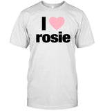 Limited Evan Mock Wearing I Love Rosie Shirt