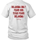 Danny Stutsman Texas Fears Oklahoma Shirt New