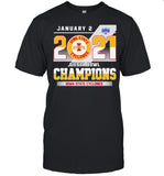 January 2 2021 Fiesta Bowl Champions Iowa State Cyclones shirt