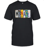 Kaneljoseph Menace License Plate T Shirt 2023
