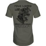 Four Legged Professional K9 Dog Training Men's T-Shirt