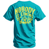 Nobody Is Coming To Save You Skull Men's T-Shirt