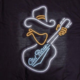 Country Cowboy Neon Pocket Tee