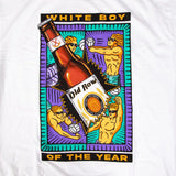 White Boy Of The Year Volleyball Pocket Tee