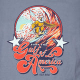 Surf The Gulf Of America Pocket Tee
