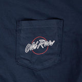 Old Row USA Neon Circle Logo Pocket Tee