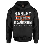 Harley Davidson Men's Varsity B&S Logo Pullover Cotton-Blend Sweatshirt, Hoodie/shirt