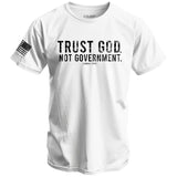 Trust God. Not Government. Men's T-Shirt