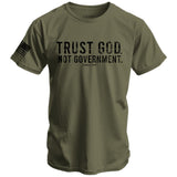 Trust God. Not Government. Men's T-Shirt