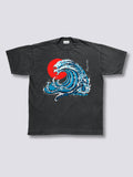 Wavy Phoenix Vintage T-Shirt